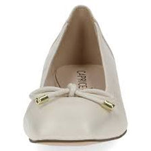 Load image into Gallery viewer, Caprice Ladies Cream Low Heel Shoe : 22104-42
